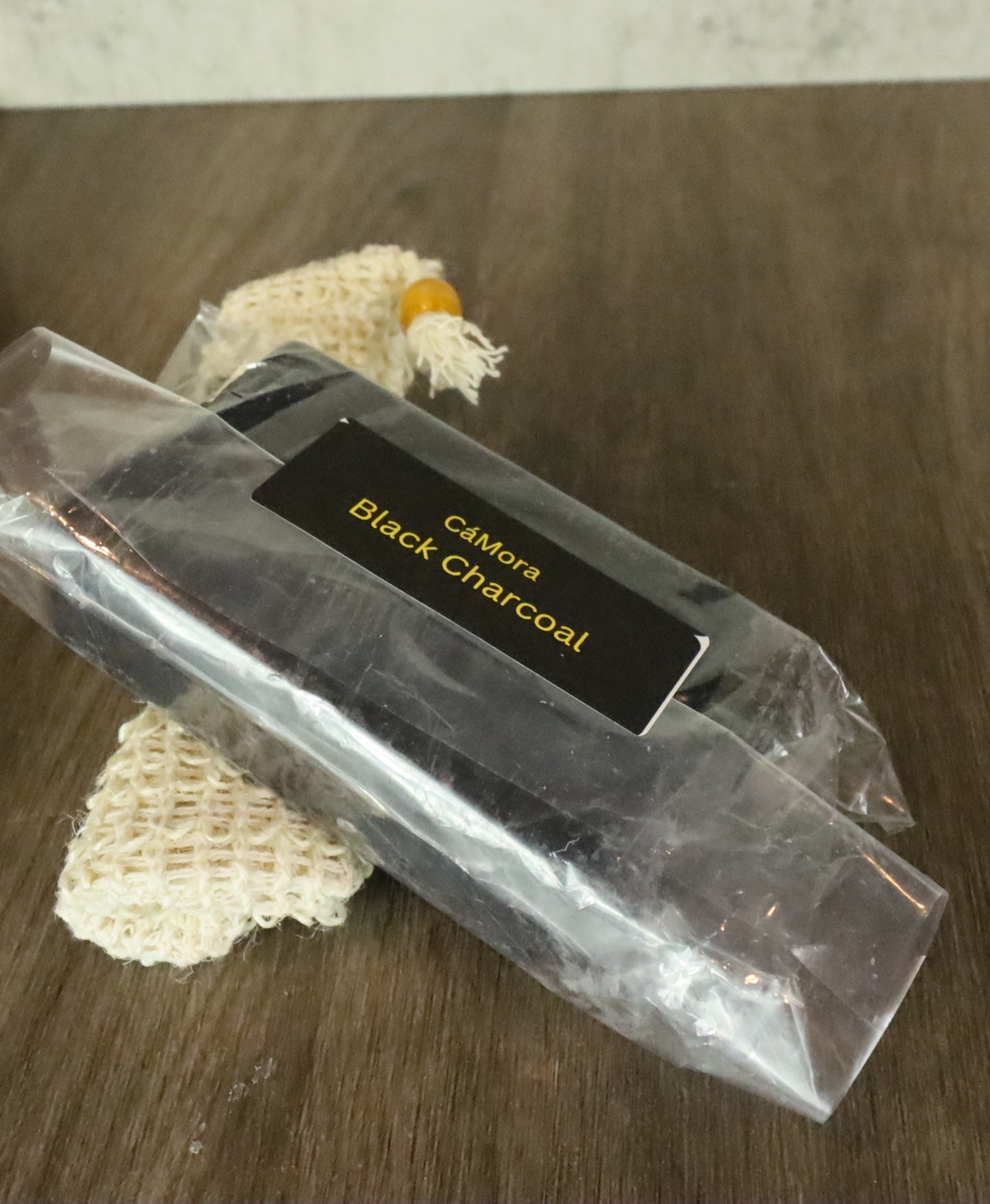 Activated charcoal used in this shea butter soap.