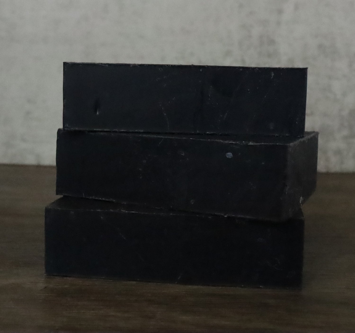 Ca'Mora Black Charcoal shea butter soap.  Activated charcoal used in this shea butter soap.
