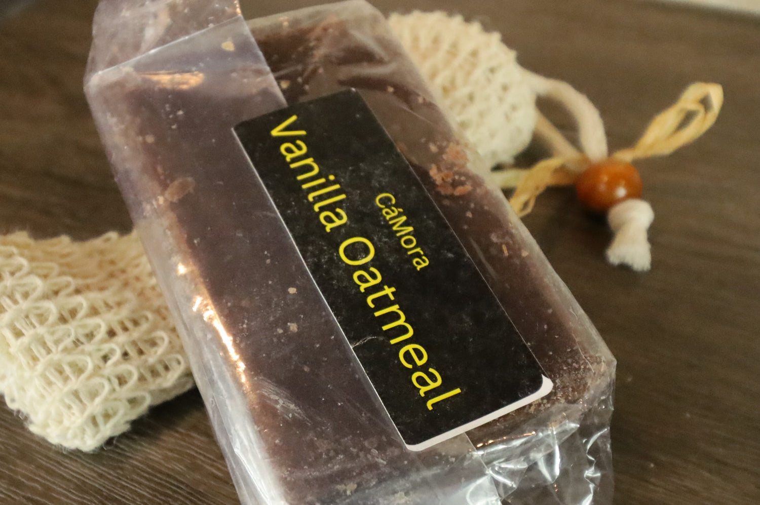Vanilla and oatmeal shea butter soap for moisturized skin.