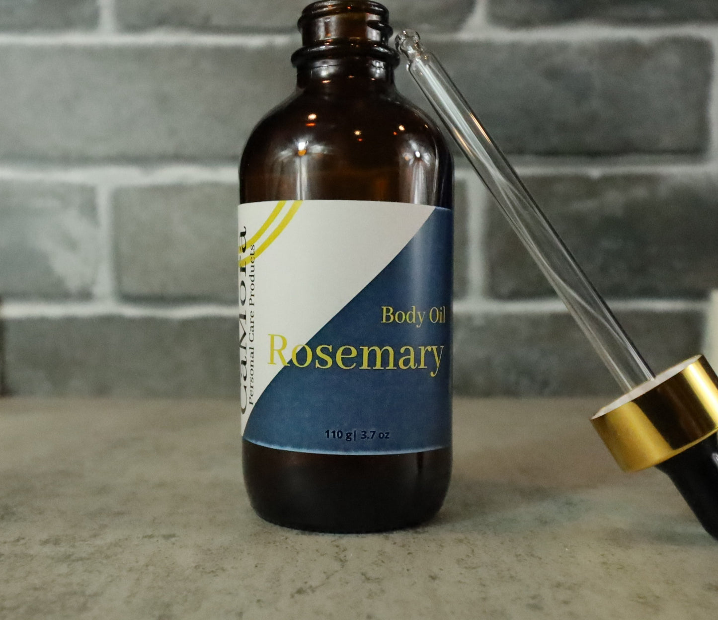 Rosemary organic body oil for soft skin, for moisturized skin.