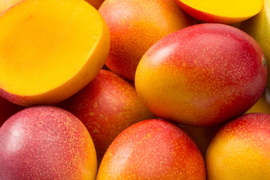Shea butter mango papaya soap for soft skin.