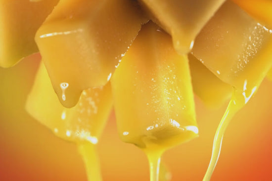 Organic mango essential oils used to create the Ca'Mora all-natural sugar scrub.