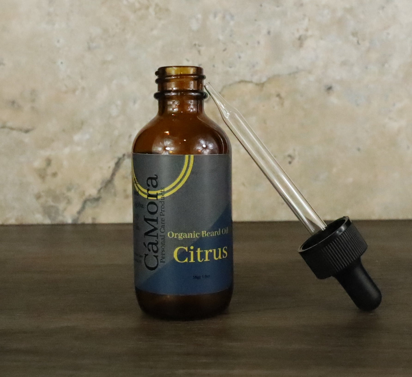 Ca'Mora organic "Signature" Citrus beard oil.  