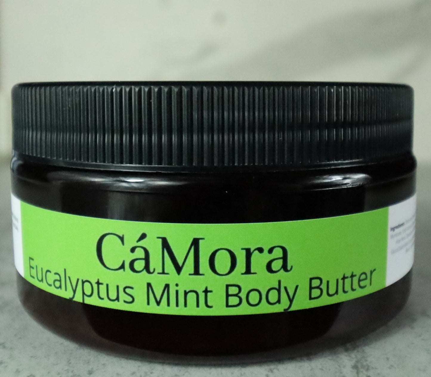 Eucalyptus Mint  body butter for moisturized skin.