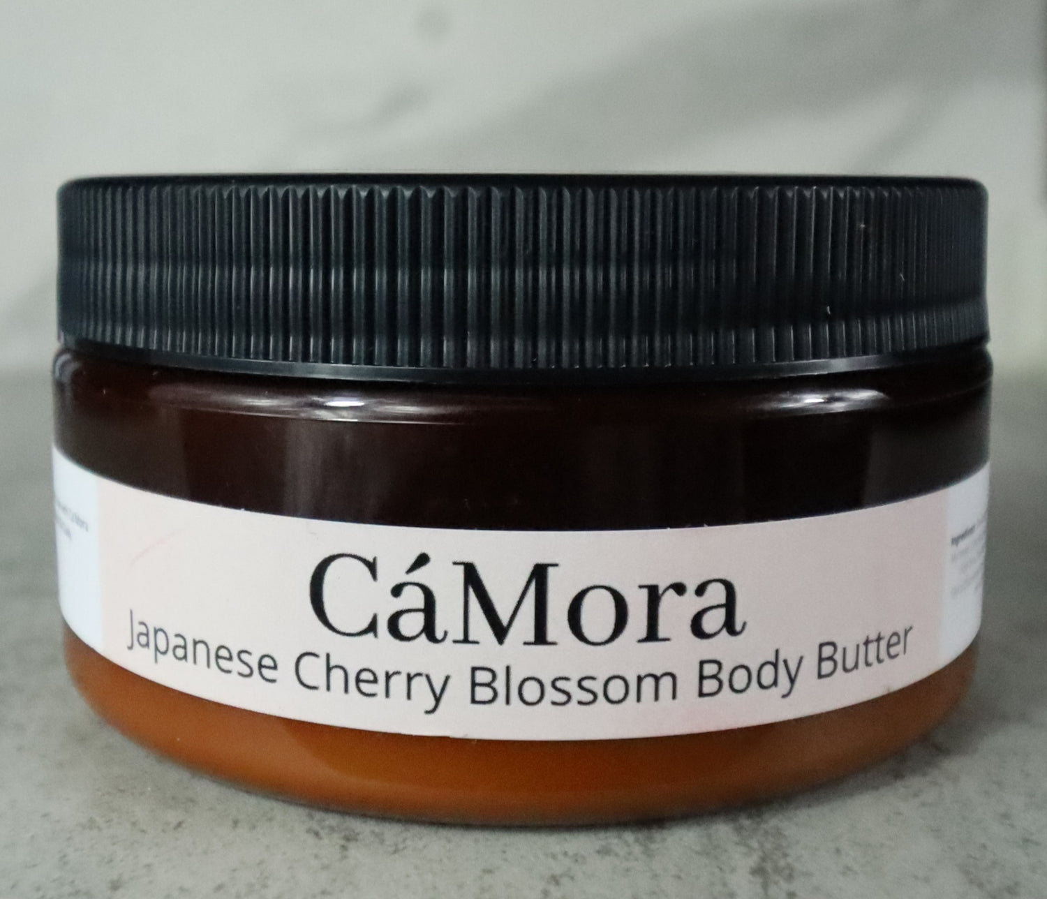 Ca'Mora Japanese cherry blossom body butter for moisturized skin.