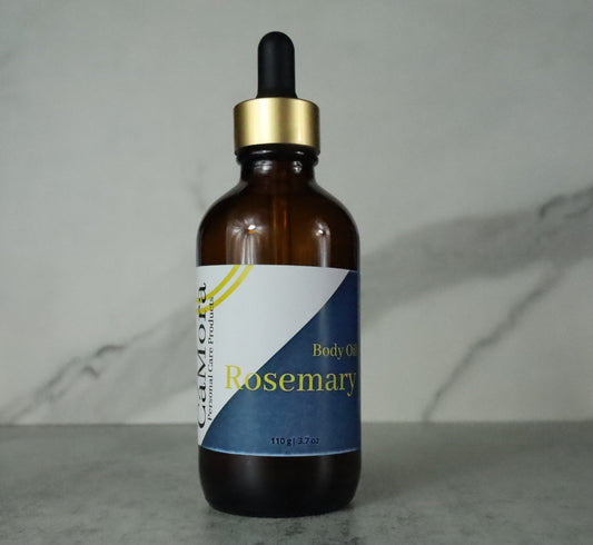 Ca'Mora Organic Rosemary Body Oil, single bottle photo.