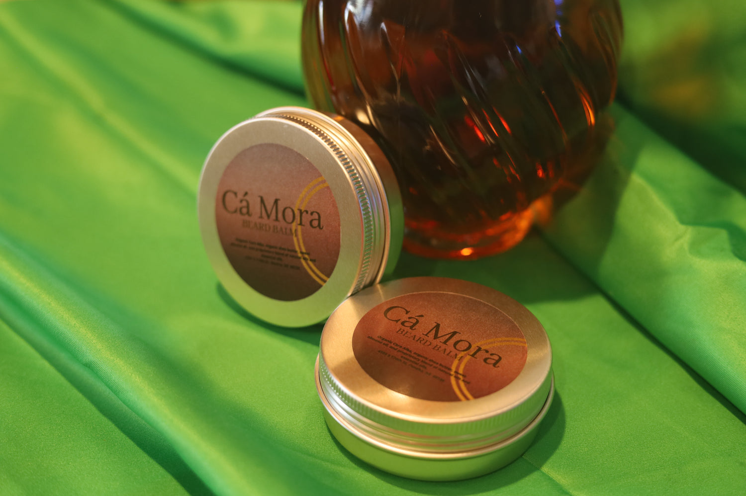 Ca'Mora beard balm made using organic ingredients.