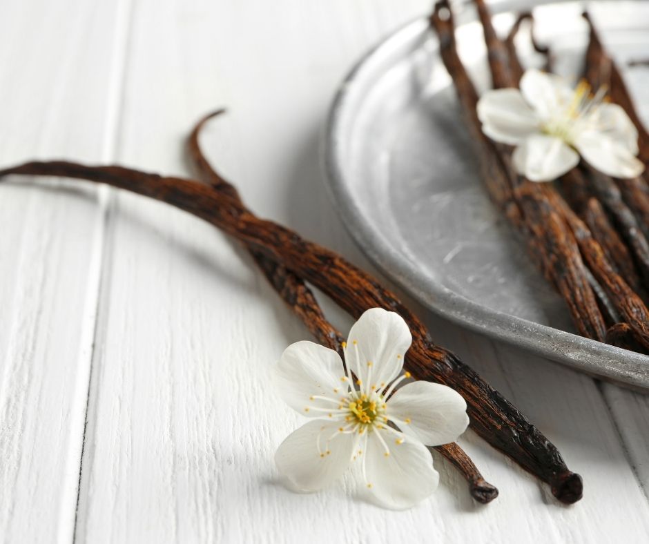 Organic vanilla used to infuse the Ca'Mora Vanilla Body Oil.